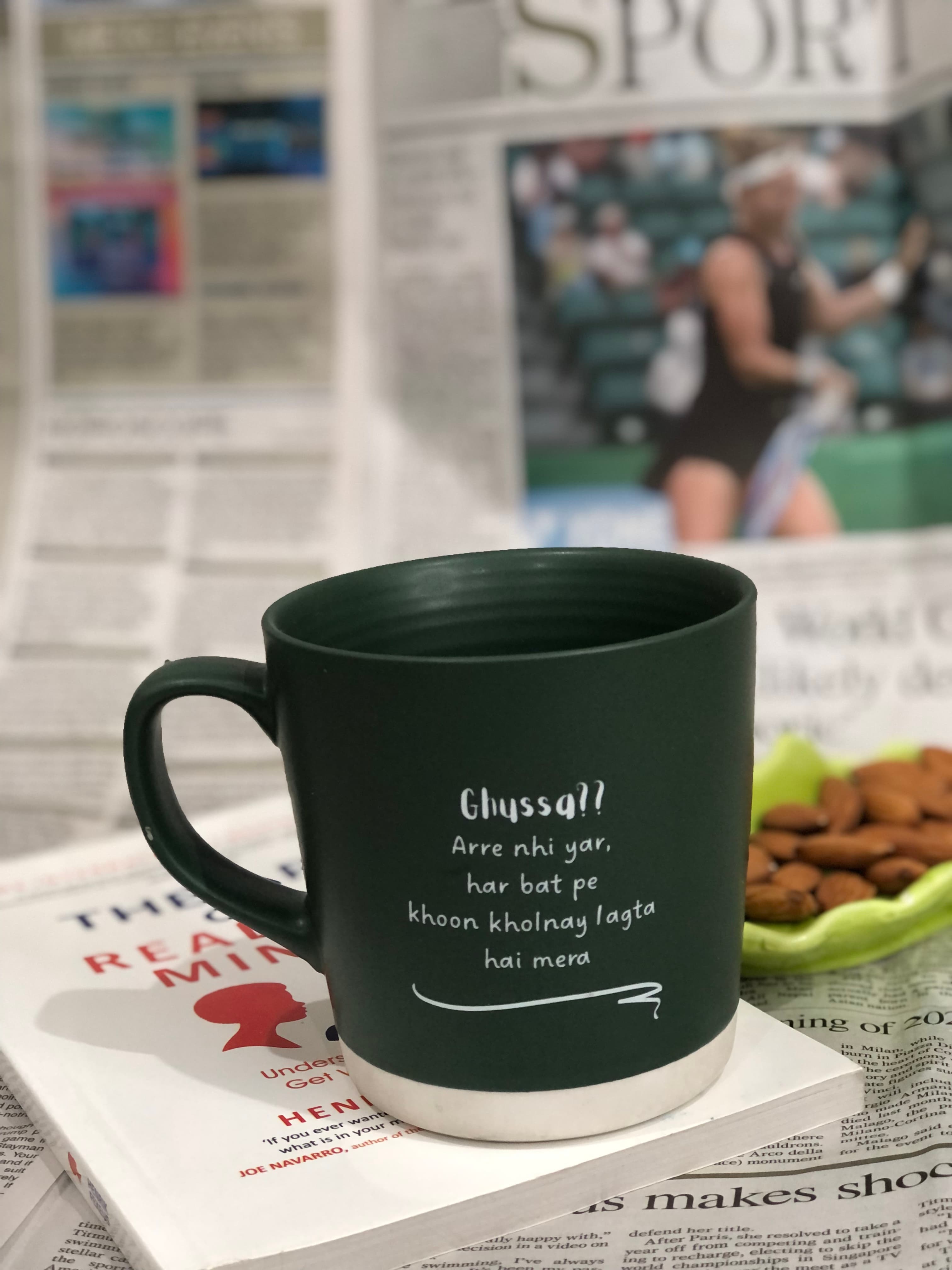 "Ghussa" Meme Mug