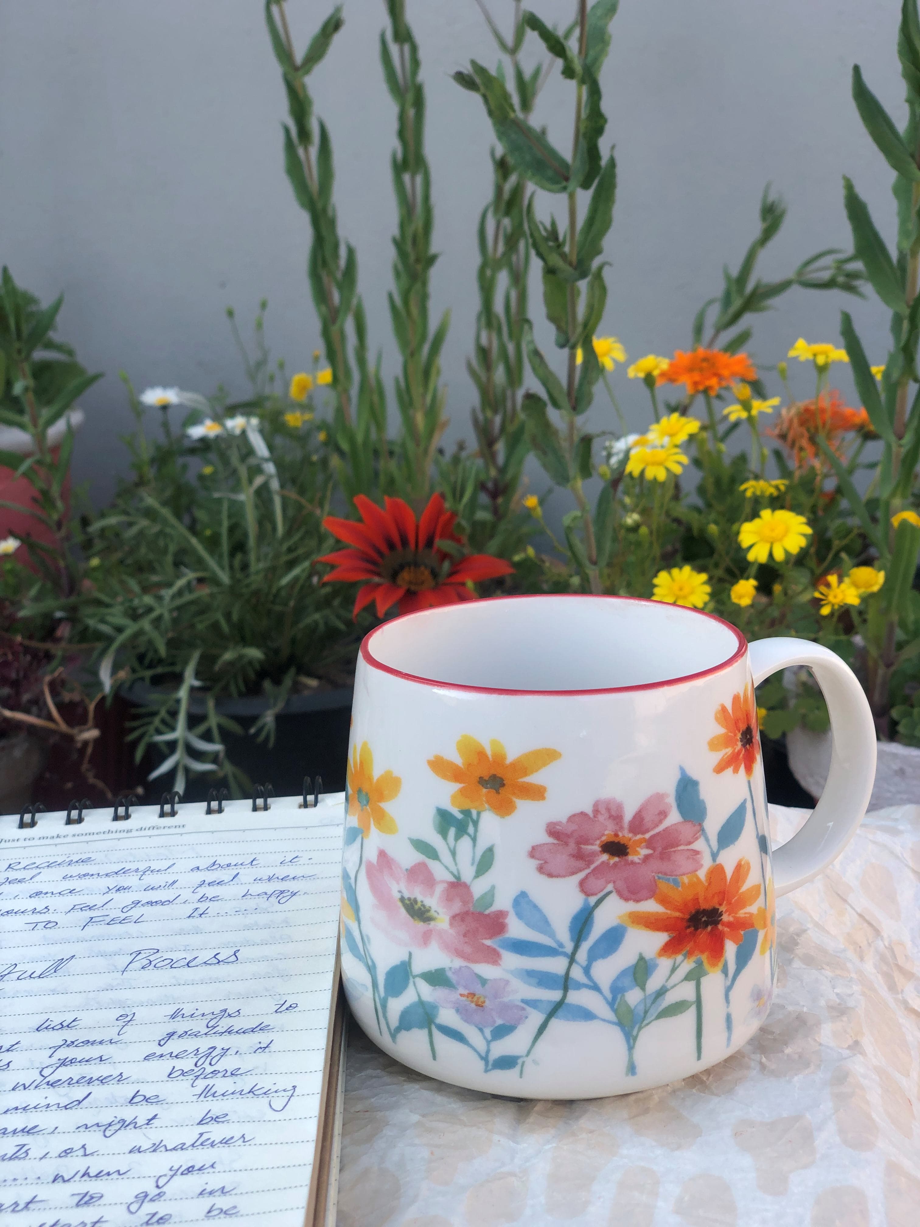 Custom Hand-Painted Spring Flowers Mug – Fresh & Artistic Mug - Lyrical Sip